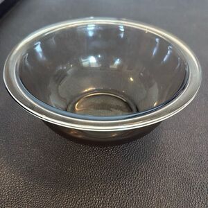 Pyrex Vintage Smoke Bronze Glass Bowl 322 1 liter